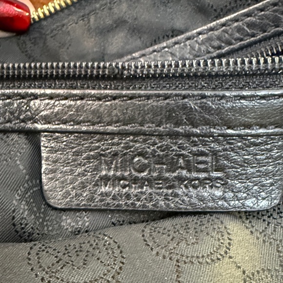 Michael Kors Black Pebbled Leather Crossbody Bag - Picture 4 of 9